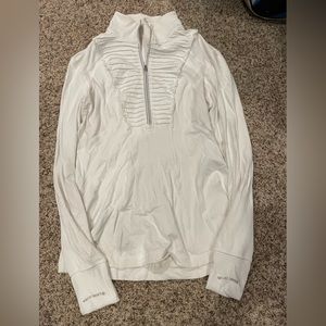 White Lululemon womens pullover